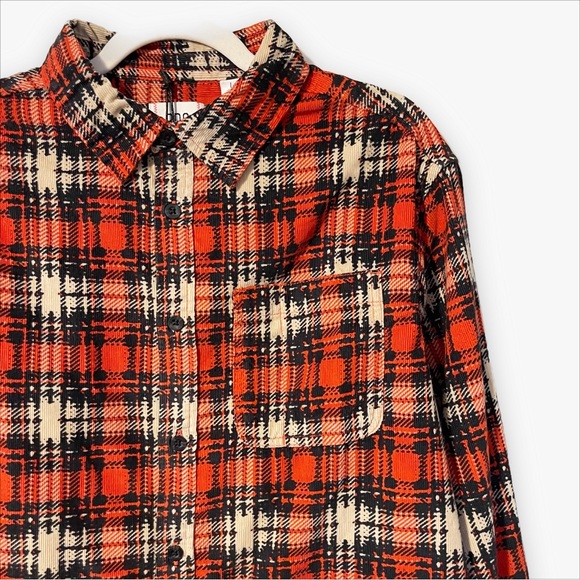 BDG | Urban Outfitters Exclusive Evan Plaid Corduroy Button Front Shirt - Picture 4 of 7